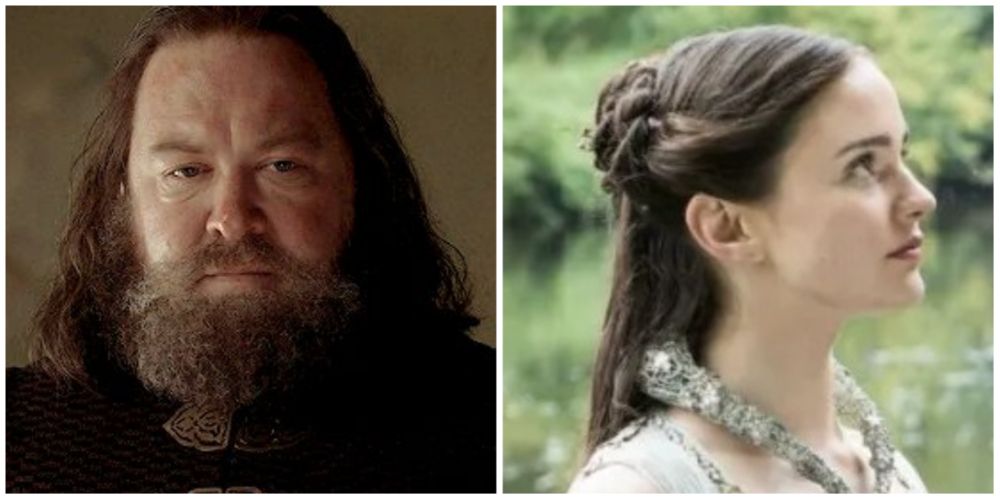 Split-image: Robert Baratheon, Lyanna Stark - Game of Thrones