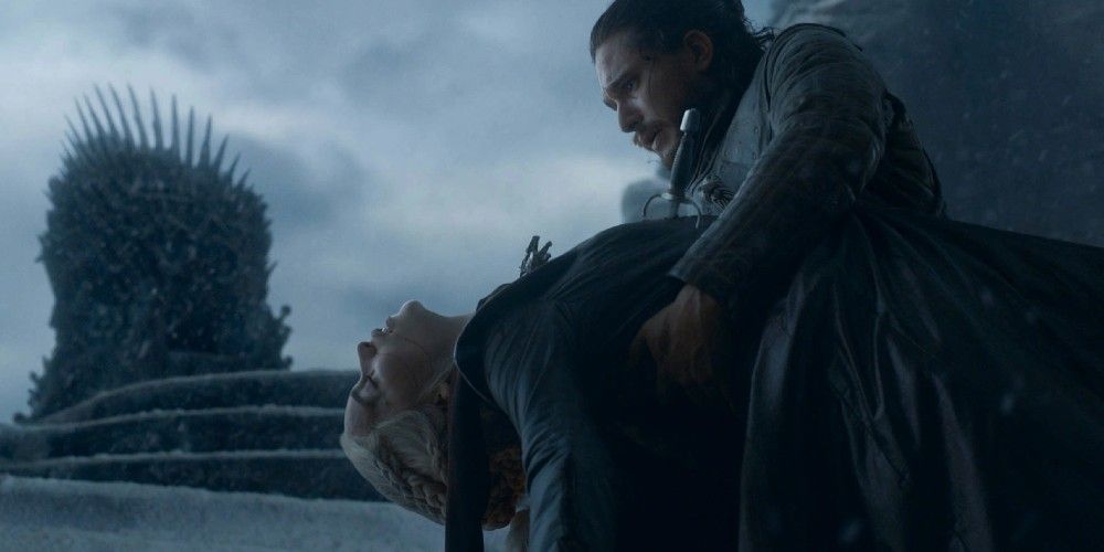 Daenerys dies in Jon's hands in Game of Thrones