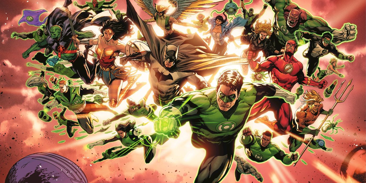Crise Sombria nas Terras Infinitas Hal Jordan lidera o retorno da Liga da Justiça