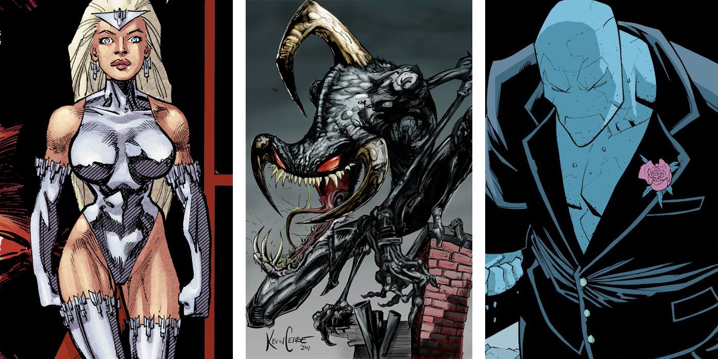Dart from Savage Dragon, Violator from Spawn, and Titan from invincible are great indie villains