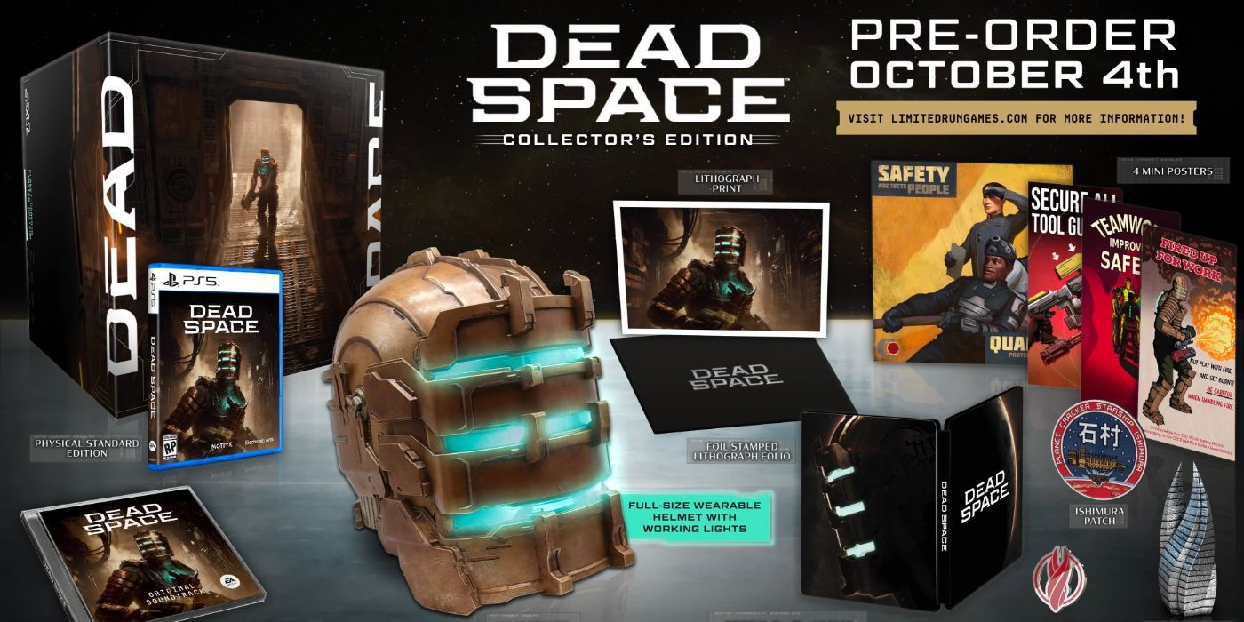 All the items available in Dead Space Remake: Collector's Edition.