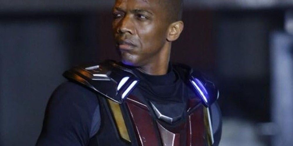 Deathlok dons his armor in Agents of SHIELD