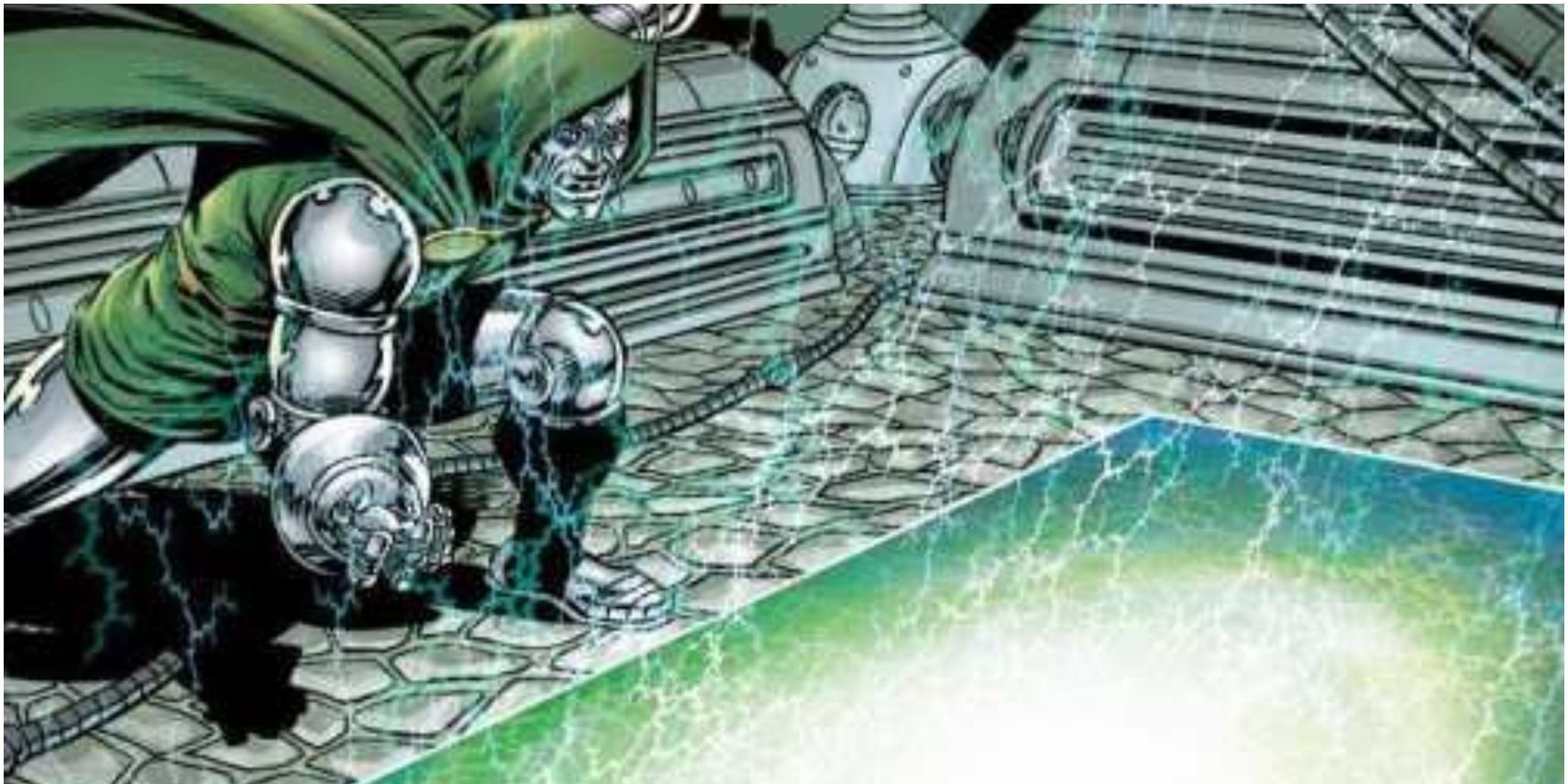 Marvel Comics' Doctor Doom and his Time Platform 