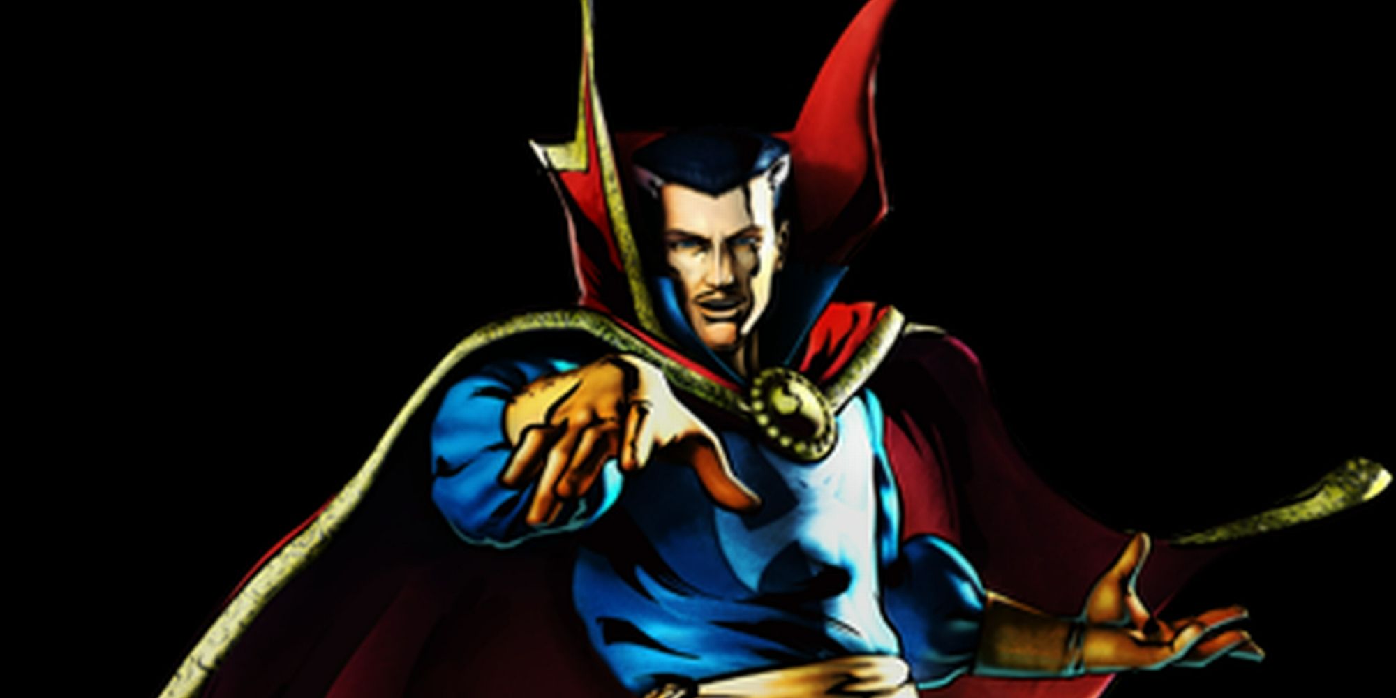 Doctor Strange casting a spell in Marvel Comics