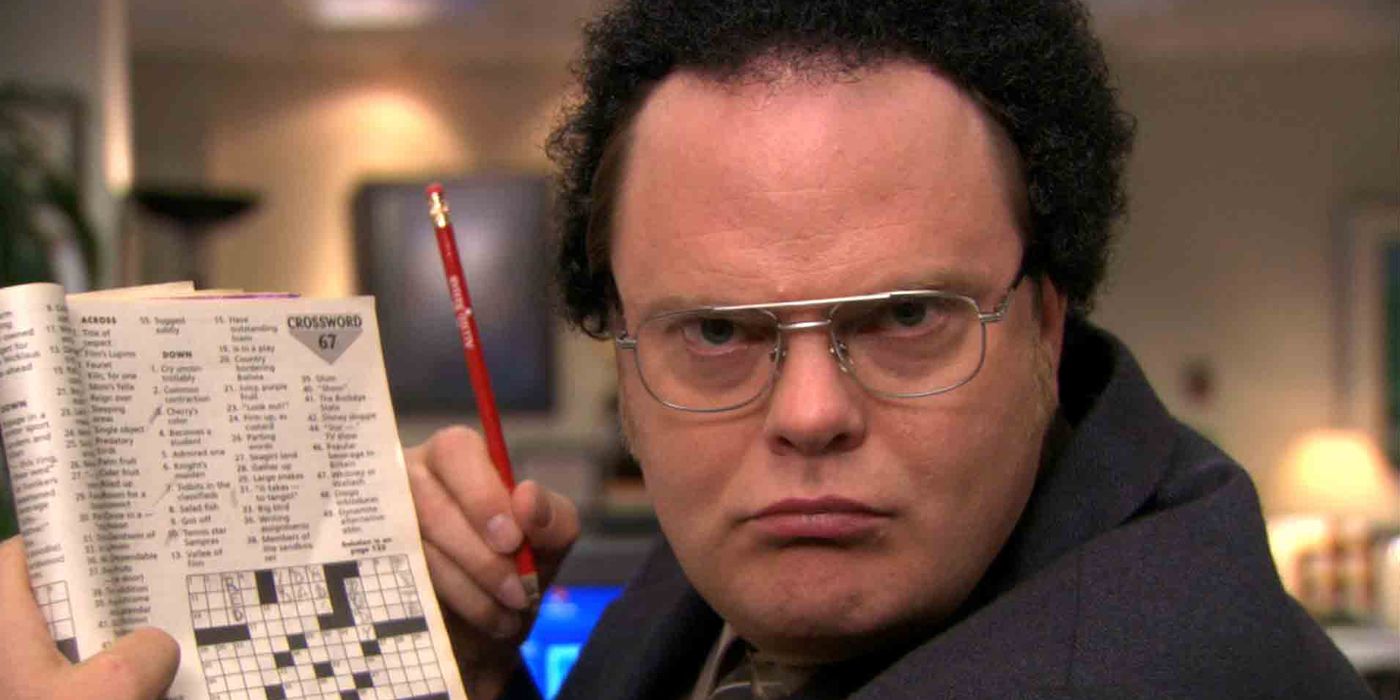 Dwight disguised as Stanley from The Office