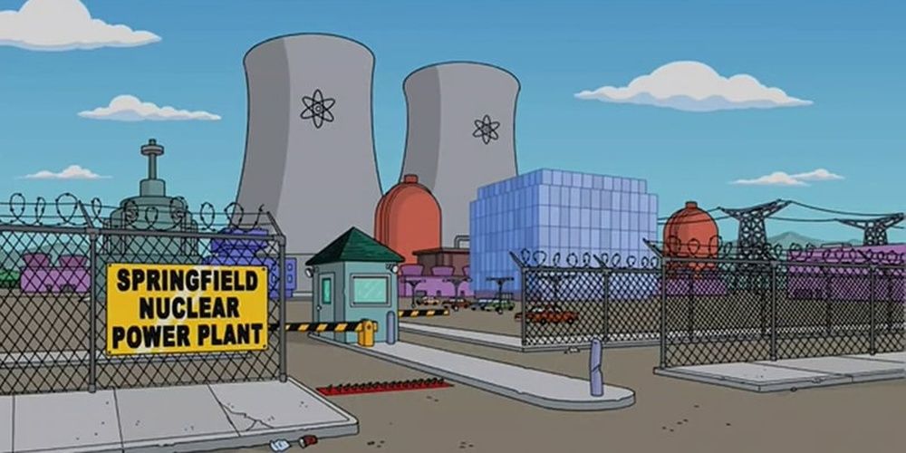 Springfield Nuclear Power Plant from The Simpsons