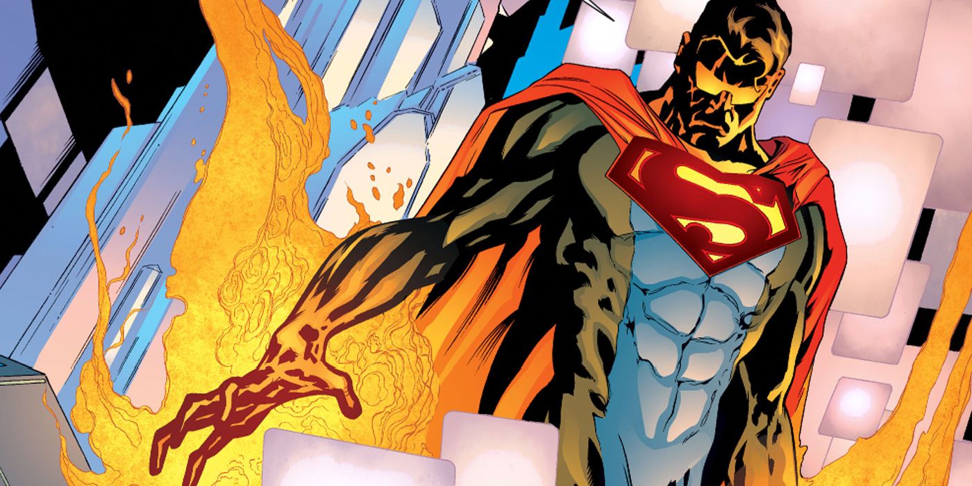 Eradicator using his energy powers in DC Comics.