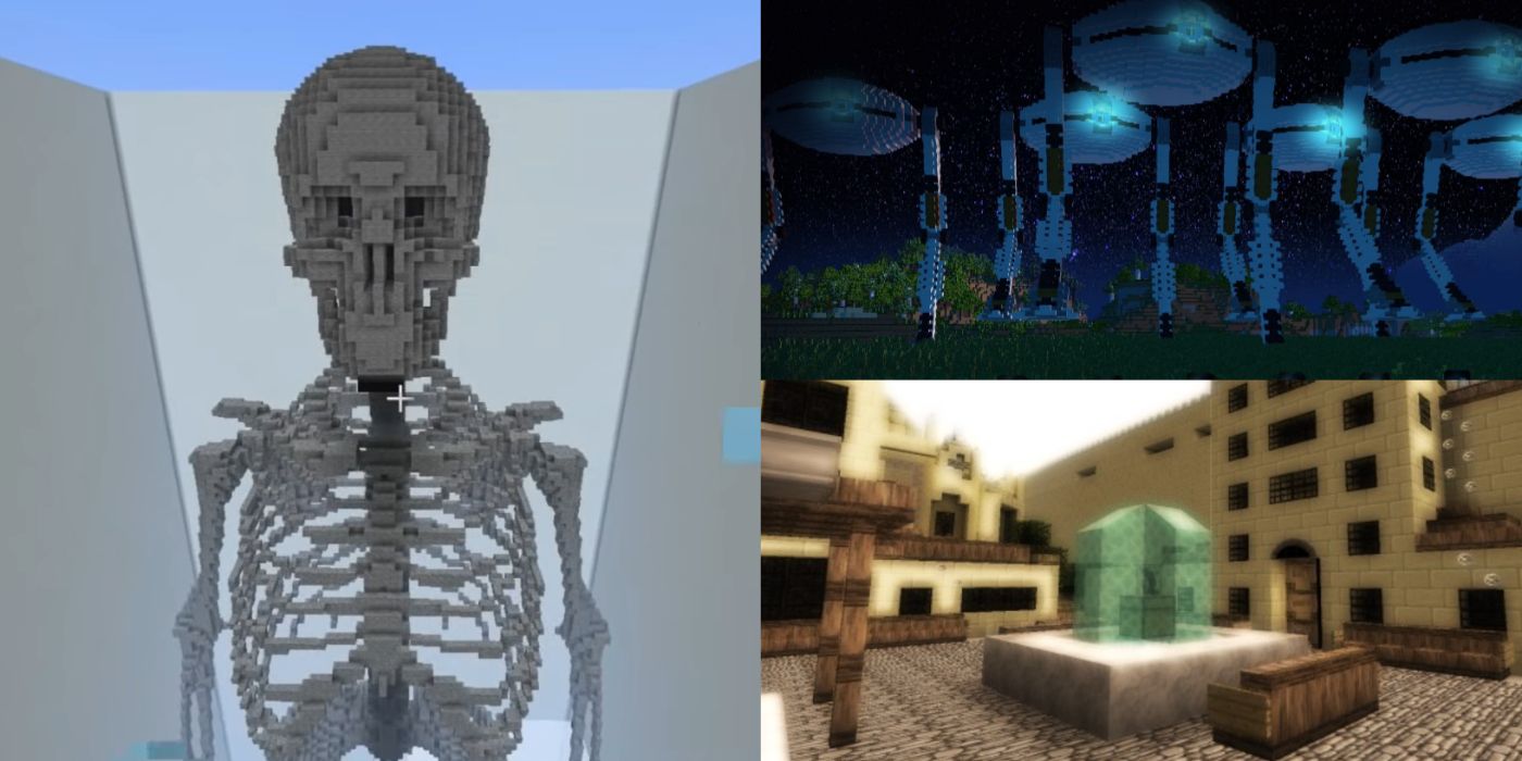 skeleton statue minecraft