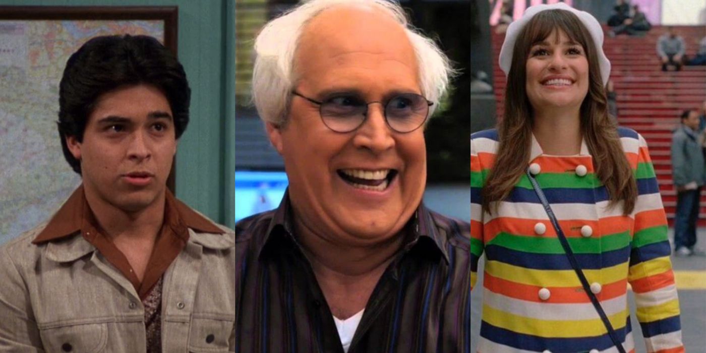 Fez in That 70s Show, Pierce in Community, and Rachel Berry in Glee