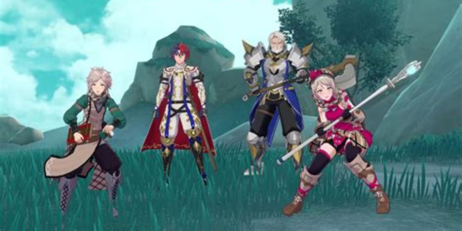 A team in Fire Emblem Engage
