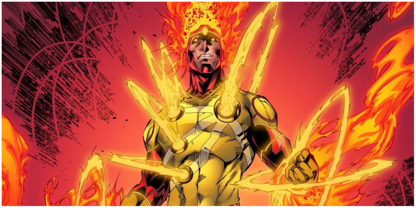 Firestorm displaying his powers in DC Comics