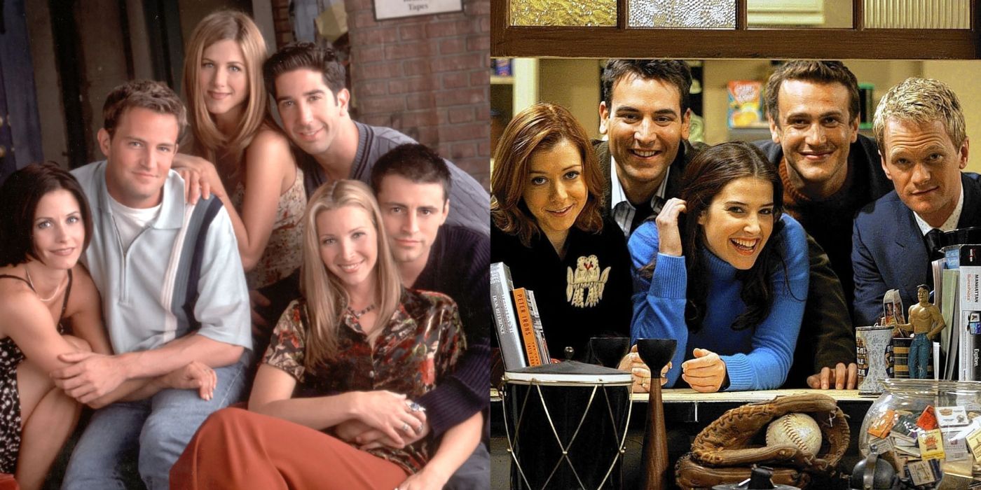 The main cast of Friends and How I Met Your Mother. 