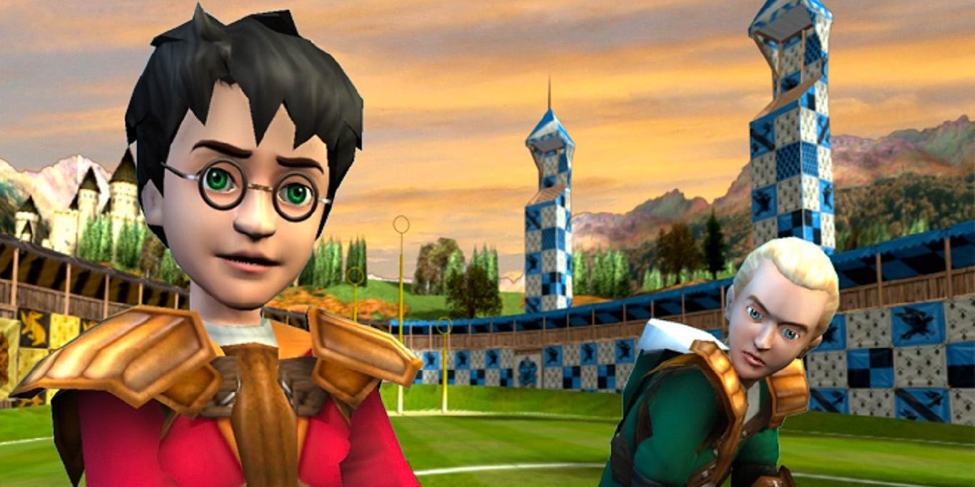 Harry Potter and Draco Malfoy ready to play in Quidditch World Cup