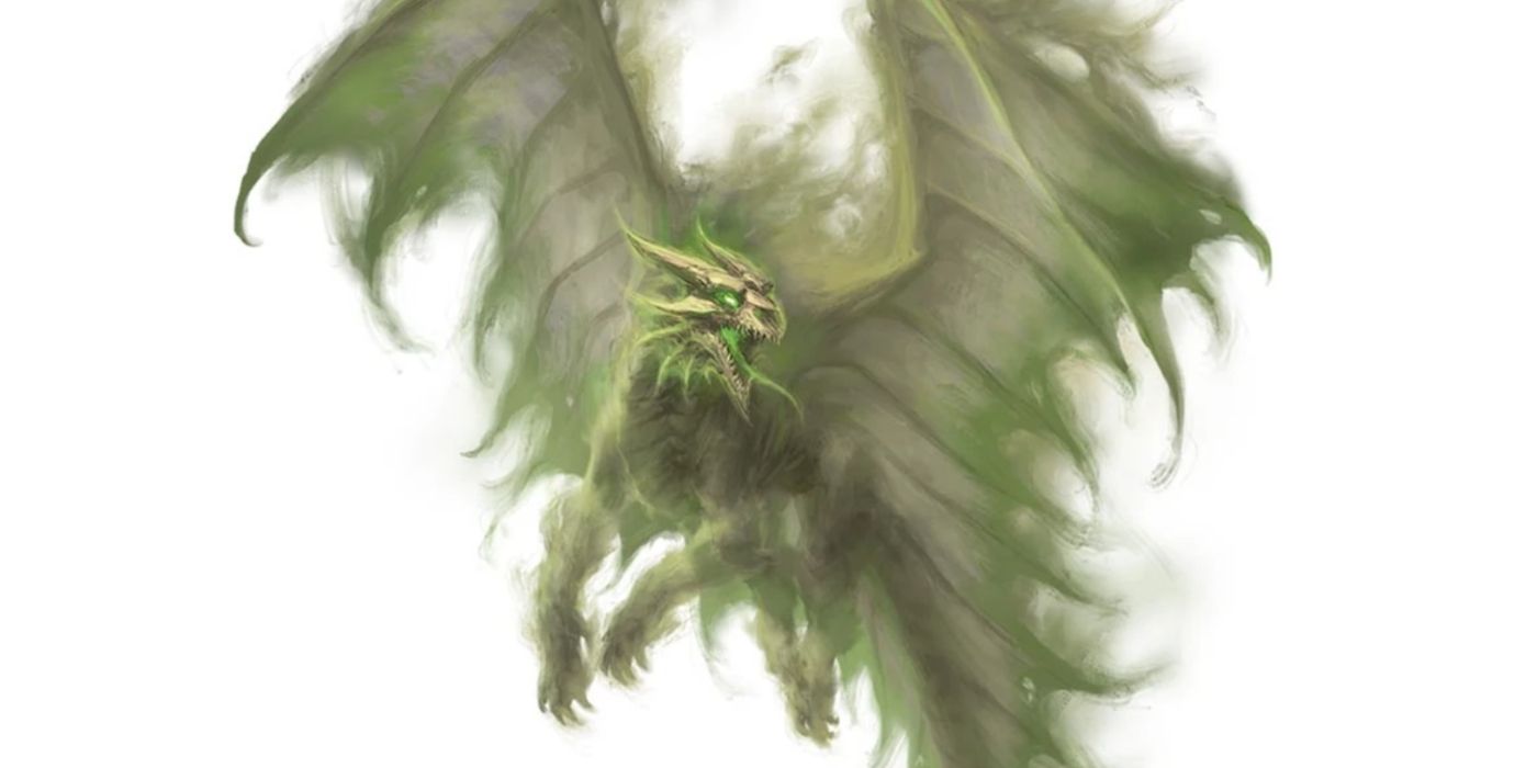 A Ghost Dragon lingering beyond death in DnD 5e