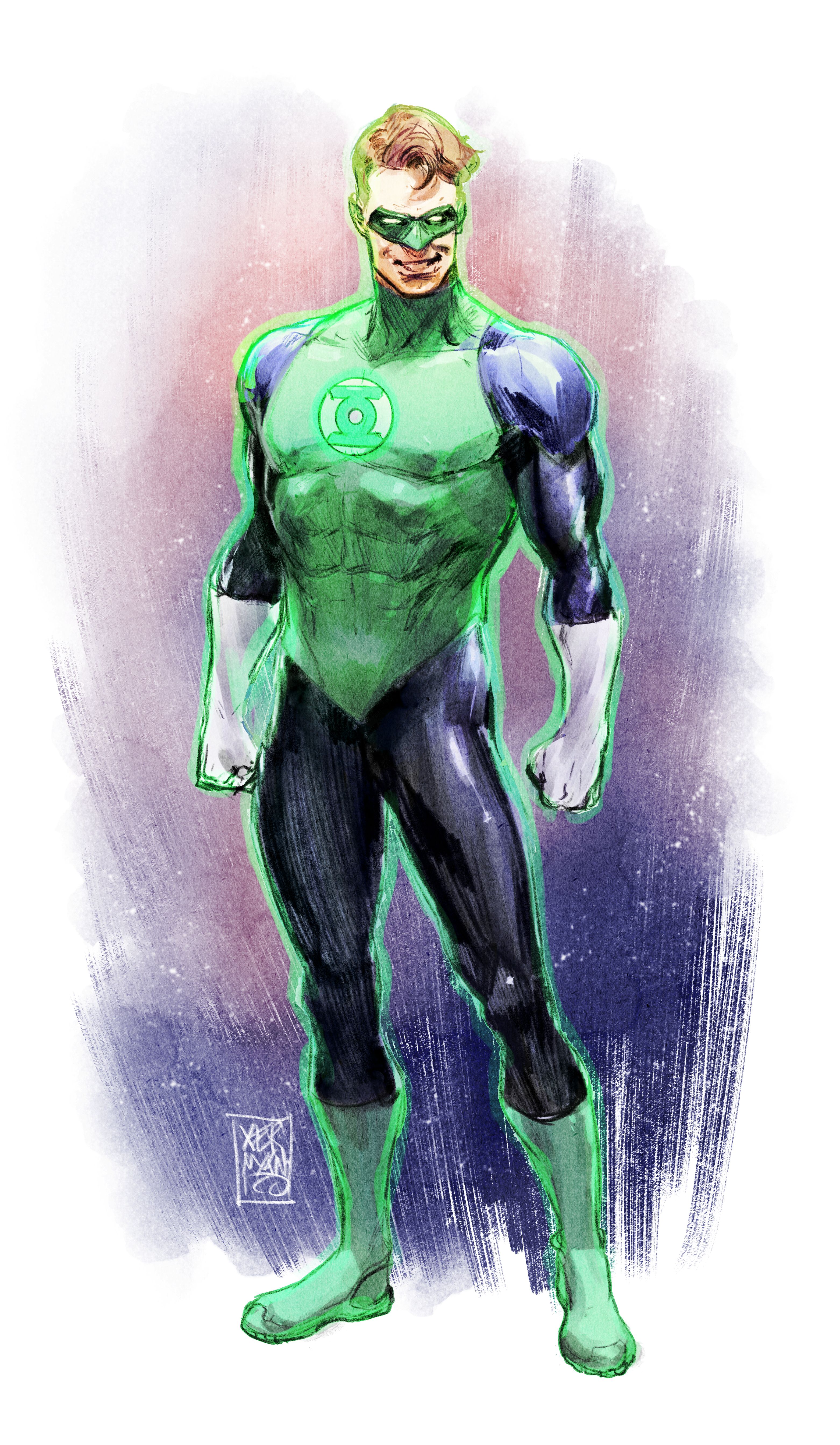 Green Lantern Character Design