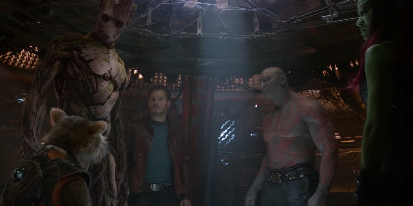 Guardians of the Galaxy team shot