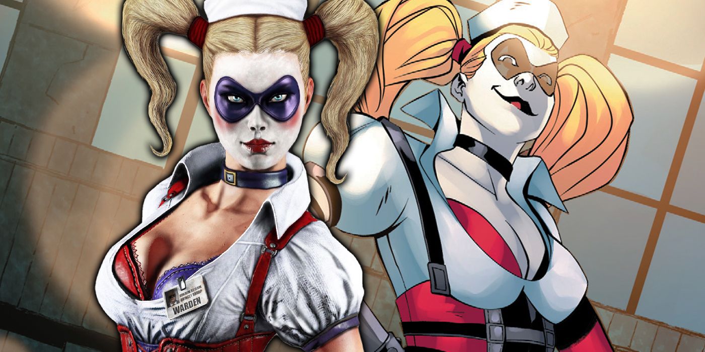 Harley Quinn's Arkham Game Look Is Now DC Comics Canon