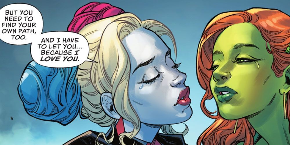 Harley Quinn breaks up with Poison Ivy so Ivy can find herself before their relationship can grow.