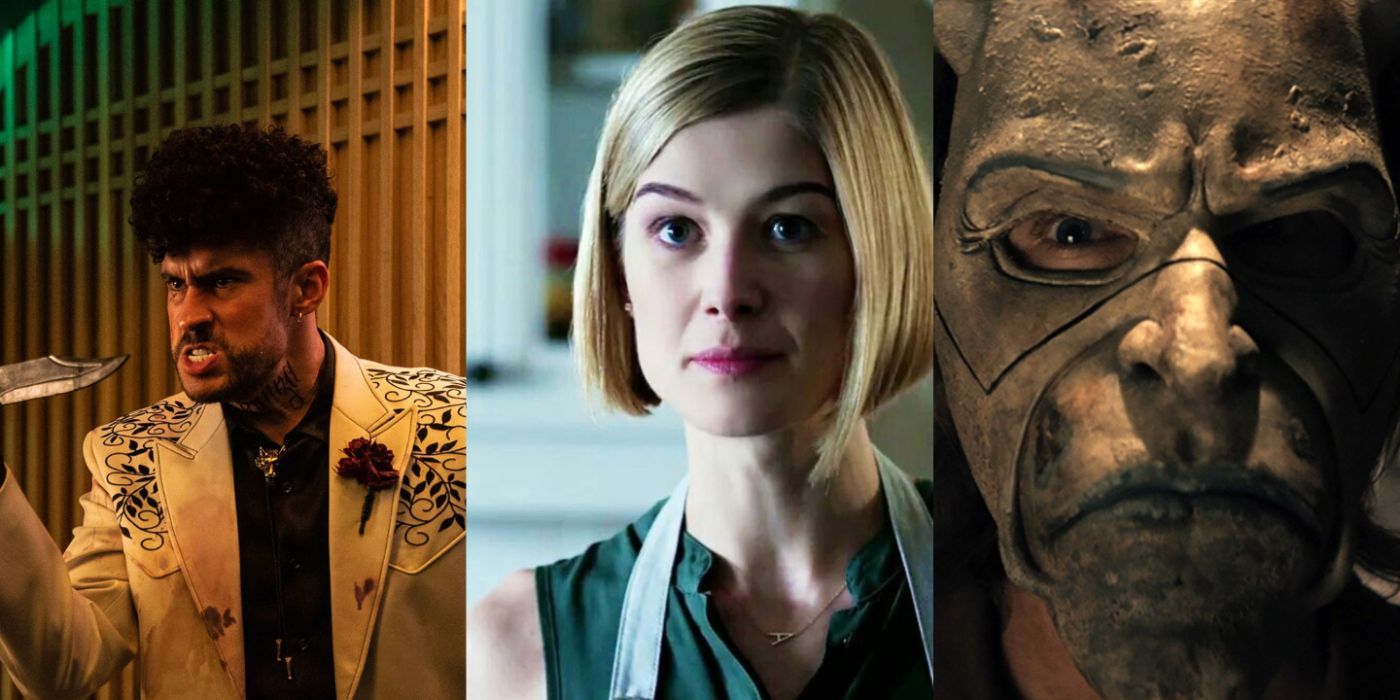 Header Image showing characters from Bullet Train, Gone Girl, and The Black Phone
