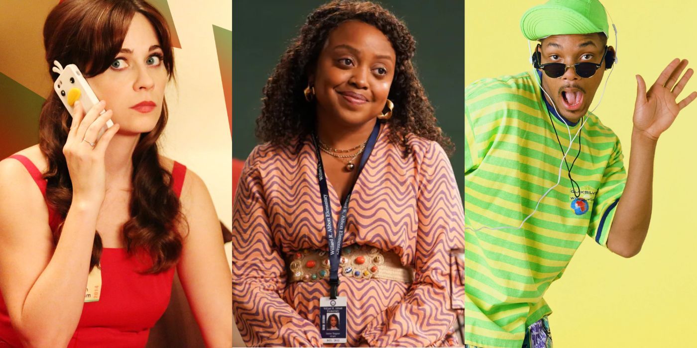 Header Image showing characters from New Girl, Abbott Elementary, and Fresh Prince Of Bel Air