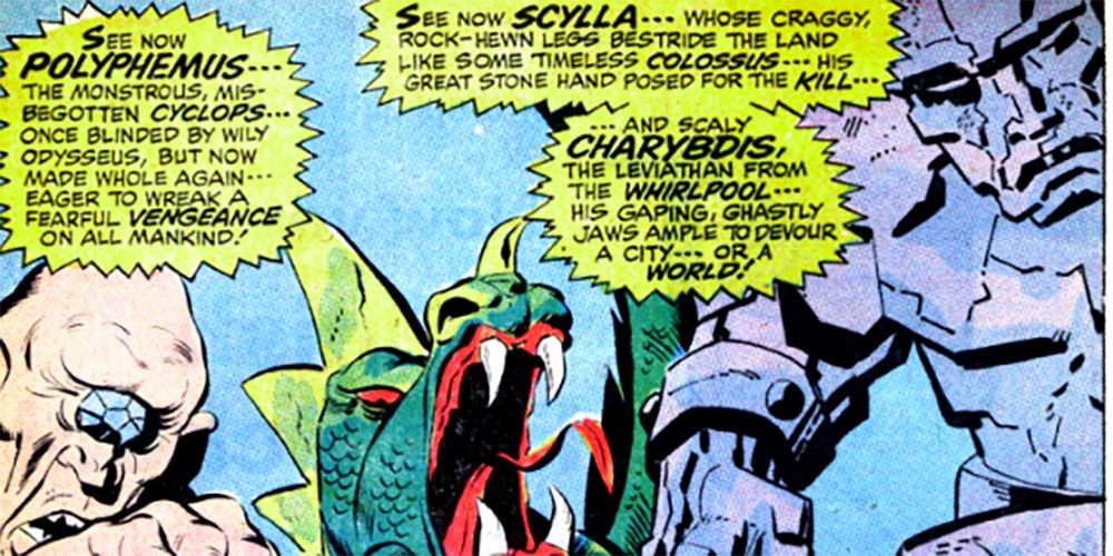 Hercules faces three monsters in Marvel Comics