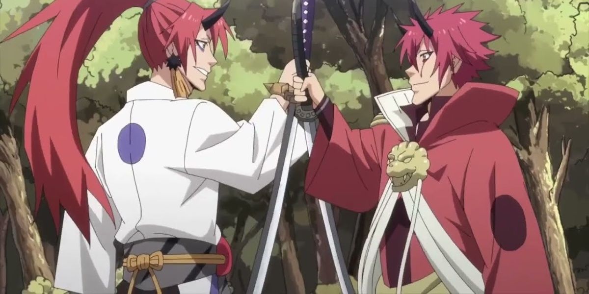 Hiiro e Benimaru se encontrando