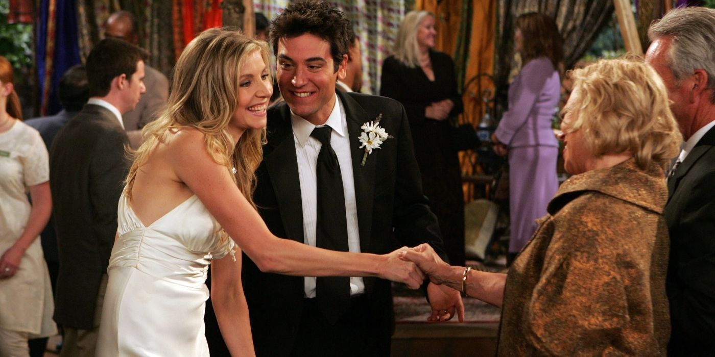 Ted Mosby with Stella Zinman at wedding in How I Met Your Mother