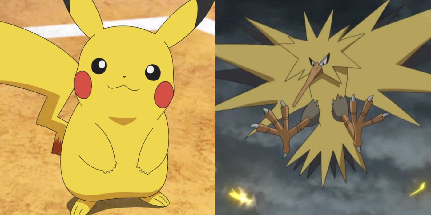 The most iconic Electric type in the Pokemon franchise include Pikachu and Zapdos