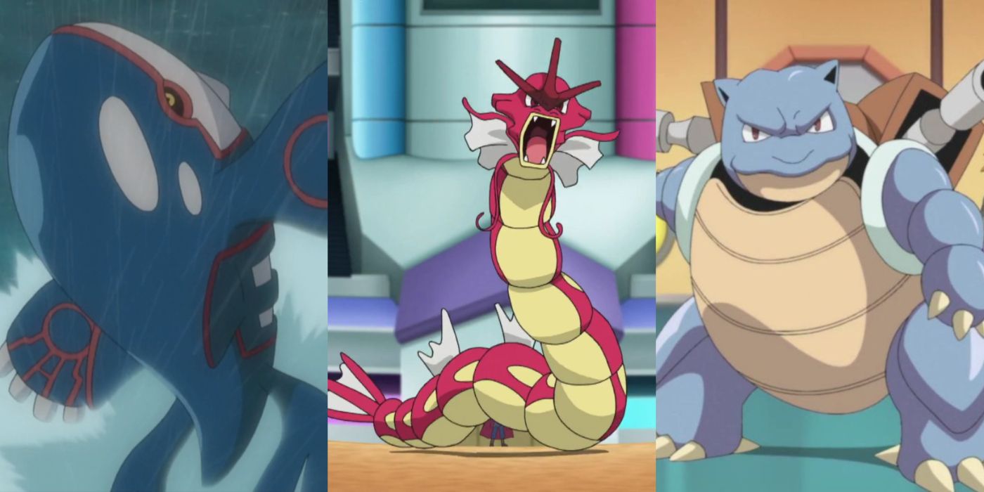 The most iconic Water types of the Pokemon franchise include Kyogre, Gyarados and Blastoise