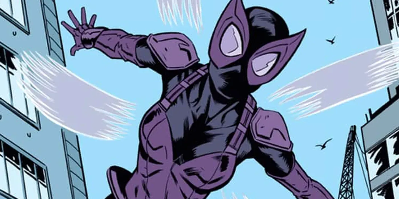 Janice Lincoln flying as the new Beetle in Marvel Comics