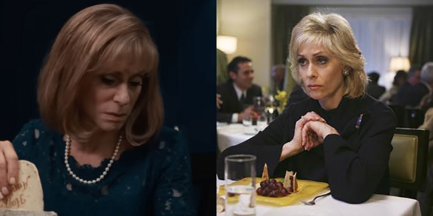 Split image of Judith Light in The Menu and Ugly Betty