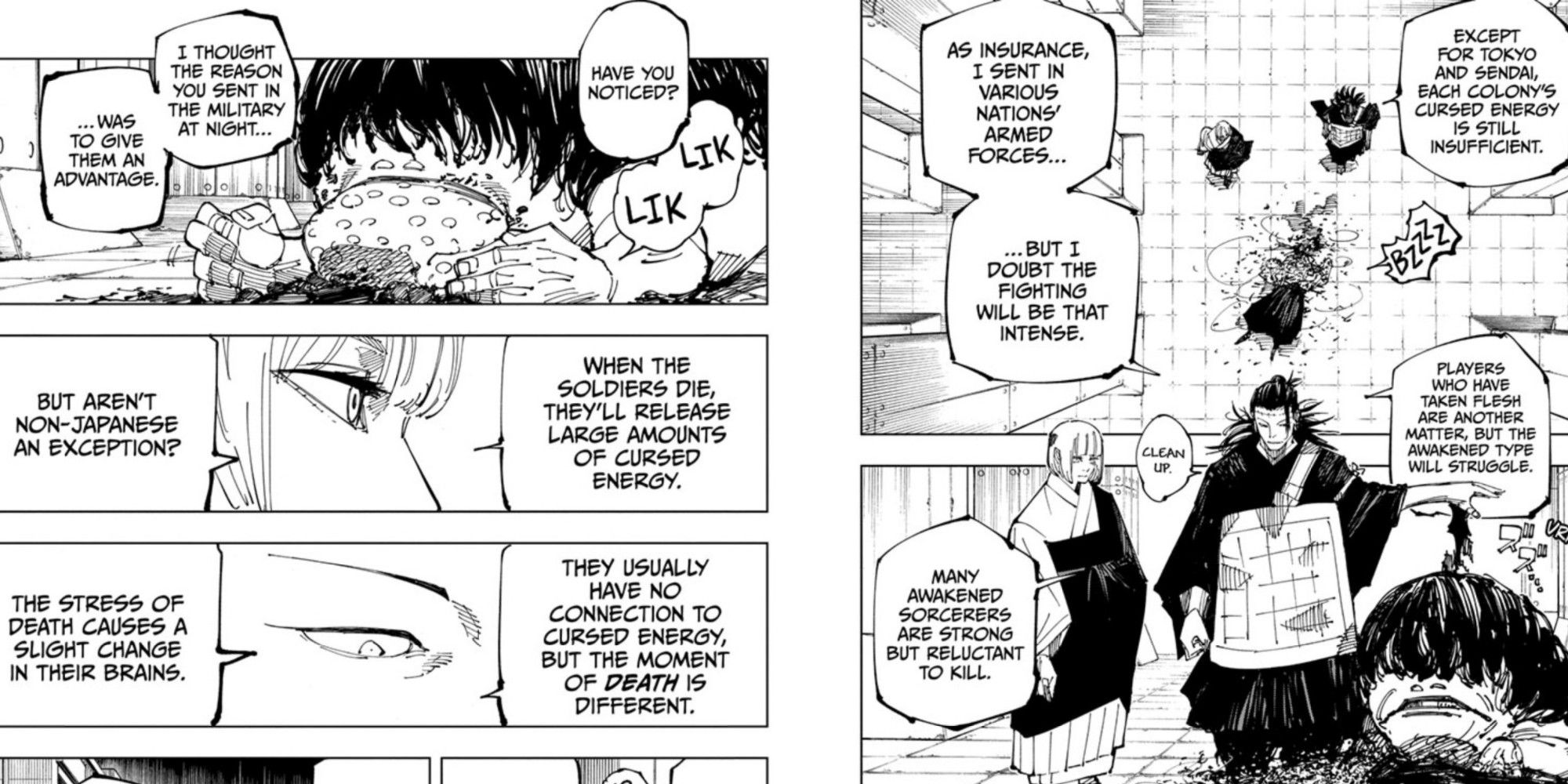 Jujutsu Kaisen 209: Kenjaku Reveals the Horrifying Reason He Pushed Foreign  Militaries to Invade Japan