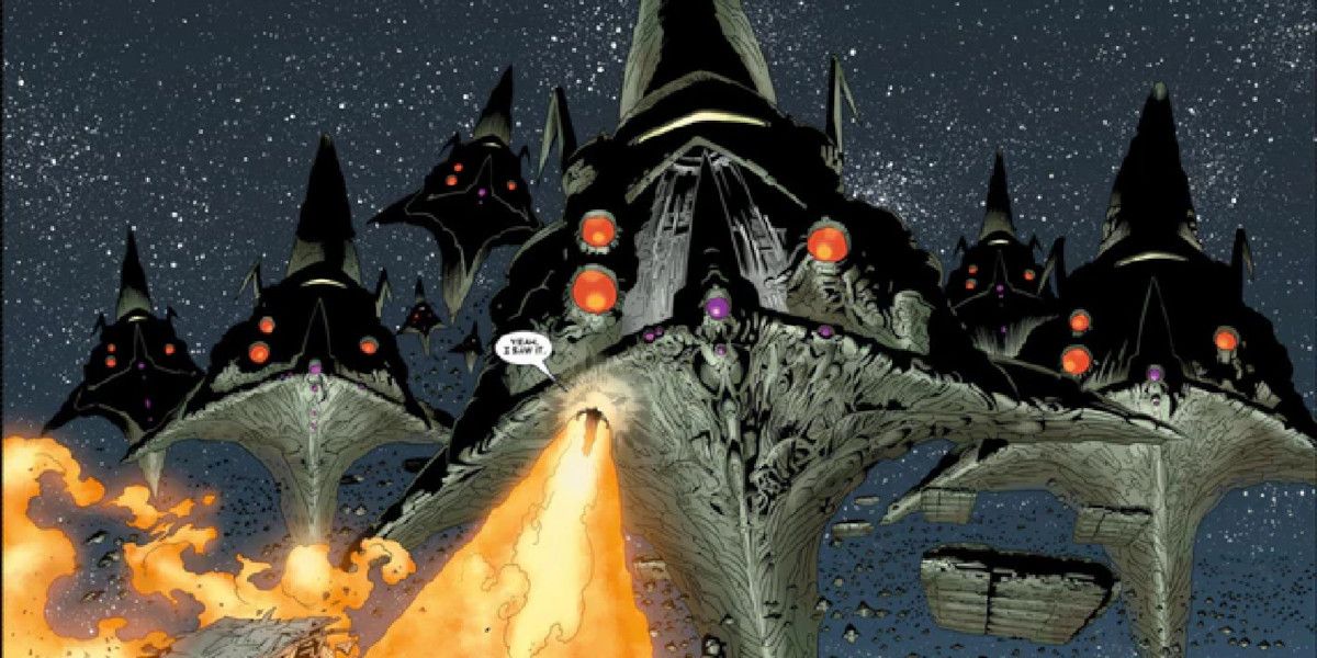 Several ships in Lamentis in the Marvel Comics