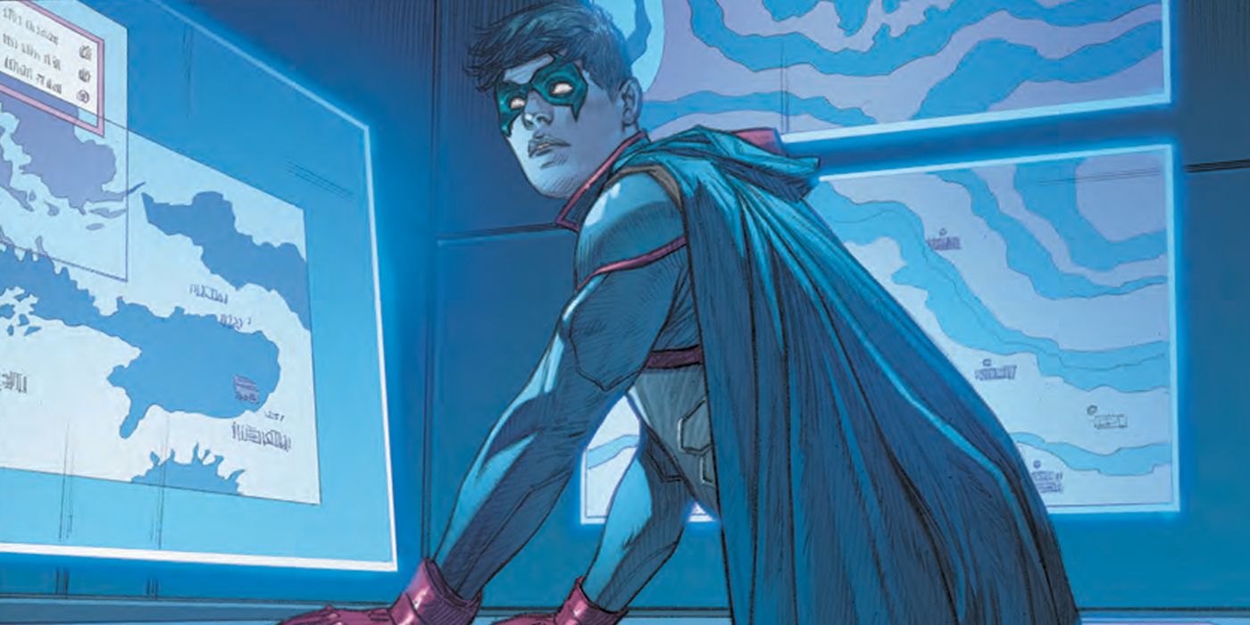 Damian Wayne as Robin during Lazarus Planet