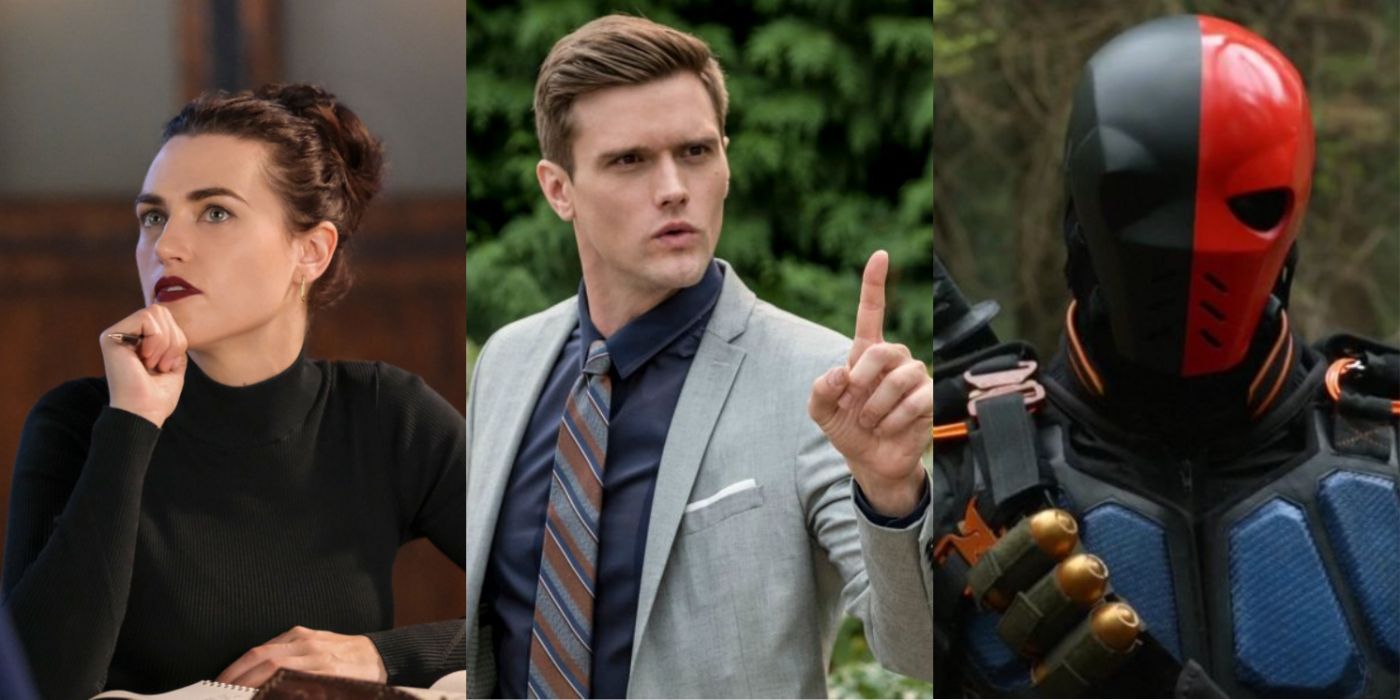 Lena Luthor in Supergirl, the Elongated Man in The Flash, and Deathstroke in Arrow