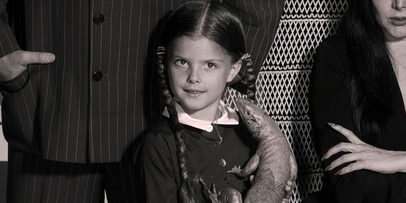 Lisa Loring as Wednesday Addams in the 1964 TV series The Addams Family