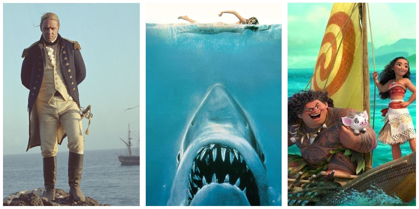 Master and Commander, Jaws, Moana, Featured Image