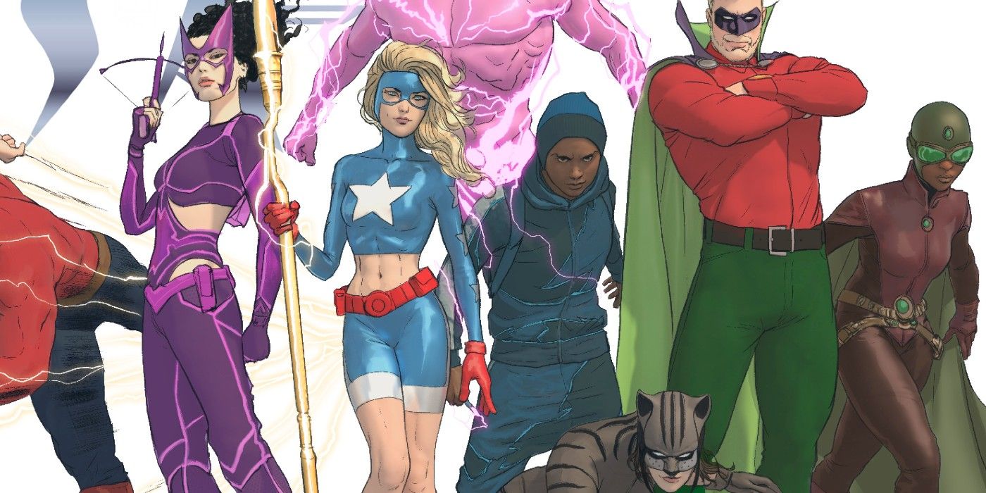 A Sociedade da Justiça inclui Stargirl, Caçadora e o Lanterna Verde da Era de Ouro na DC Comics