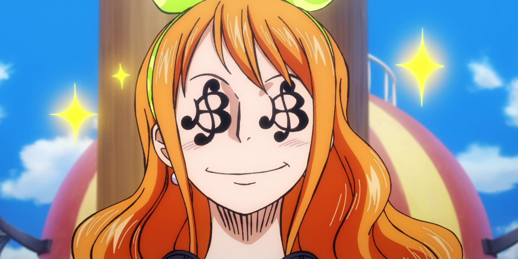 Nami loves money in One Piece: Stampede.