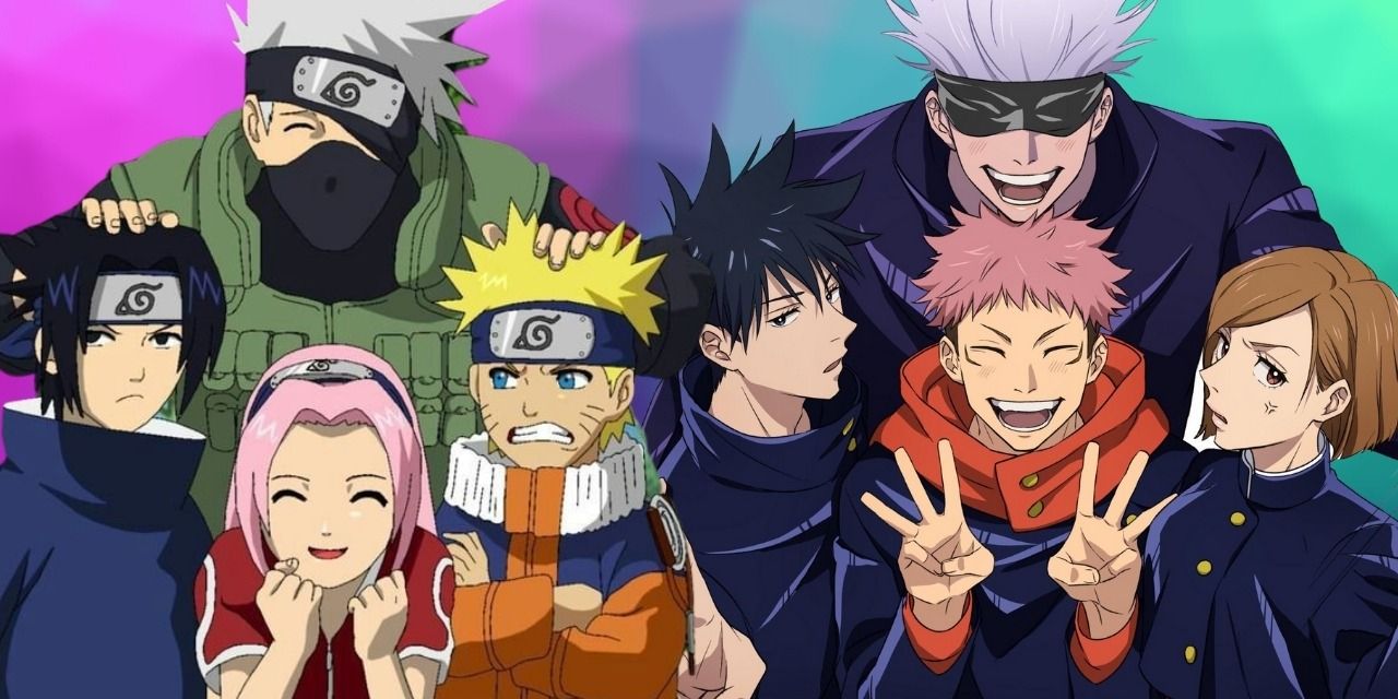 Naruto and Jujutsu Kaisen Teams