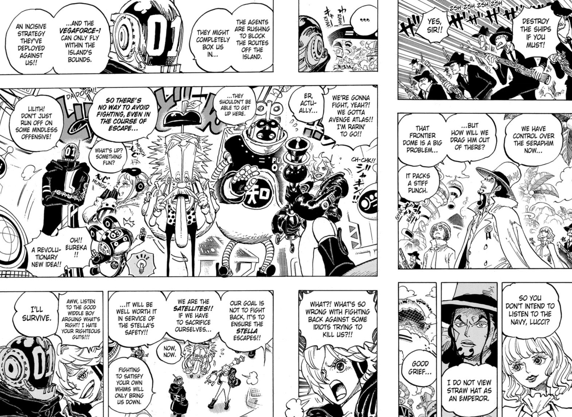 One Piece Capítulo 1071 Páginas 6-7 melhor qualidade