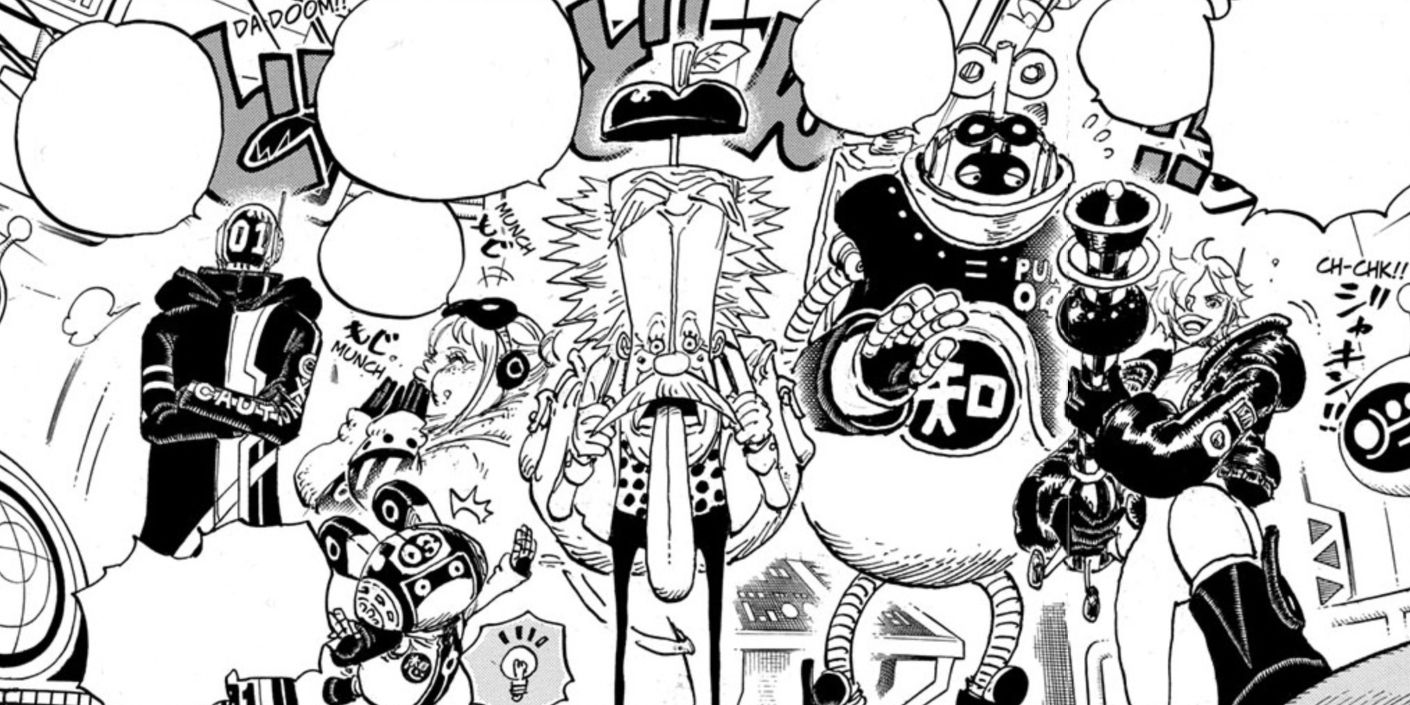 One Piece Capítulo 1071 Vegapunk e Satélites sem texto