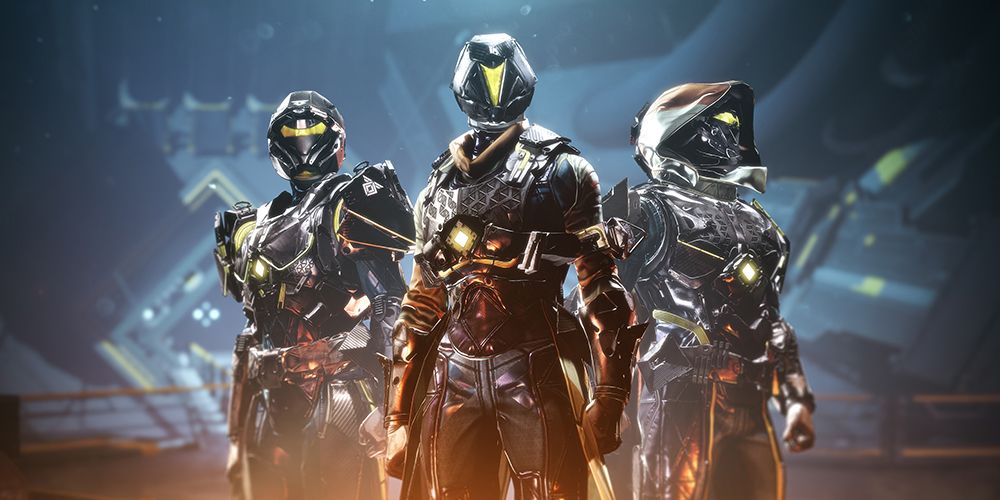 Destiny 2 Season of the Seraph gear display for all three classes