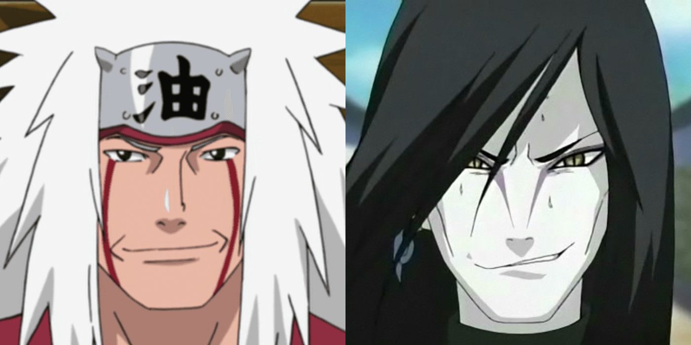 sage mode jiraiya vs orochimaru