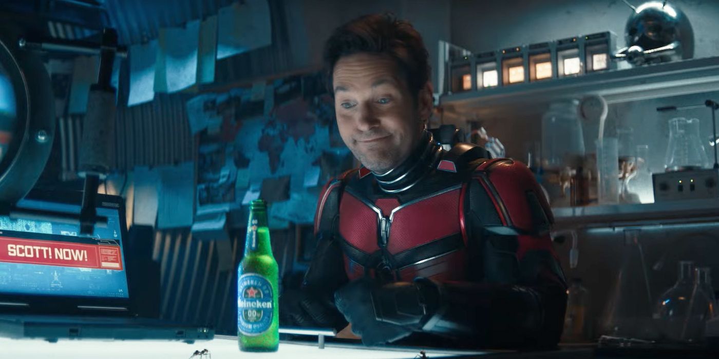 Paul Rudd's Ant-Man enjoys an alcohol-free Heineken