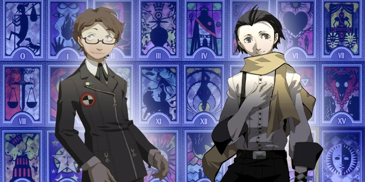 The Fortune Arcana Keisuke and Ryoji in Persona 3 Portable