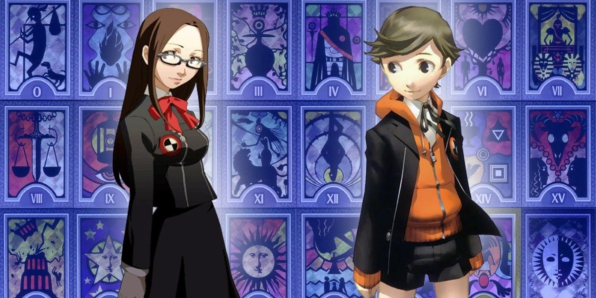 The Justice Arcana Chihiro and Ken in Persona 3 Portable