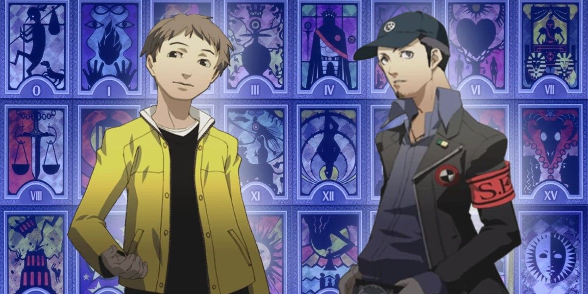 The Magician Arcana Kenji and Junpei in Persona 3 Portable 