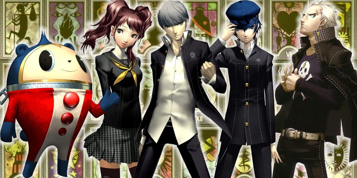 Persona 4 Golden Judgment Social Link Seekers of Truth Teddie, Rise, Hero, Naoto, and Kanji