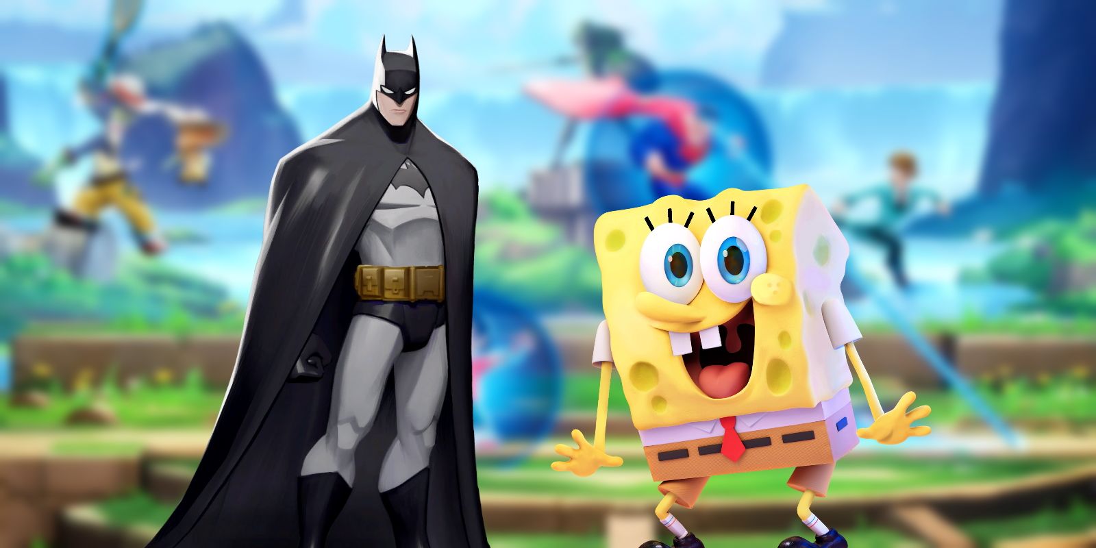 Platform Fighters Batman Spongebob